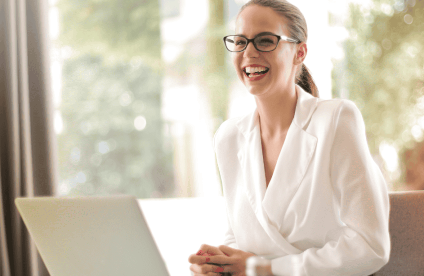 los negocios de una mujer inspiracional